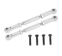 EOJDDPA Rear Sway Bar Arms Aluminum Alloy Durable AntiRoll Bars with Screws for 1/7 Remote Control Car Replacement Parts Lightweight High Tensile Strength 3.5in Length Bright Color 2pcs (Silver)