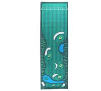 EOJDDPA Widen Golf Putting Mat Velvet Practice Putter Hitting Training Equipment 0.8x3M for Indoor Outdoor Home Use Green 6mm Thick Anti Slip