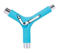 EOJDDPA Y Type Multipurpose Five Functions Alloy Steel Wrench Professional Skateboard Tool for Skateboard Maintenance and Repair with Black or Skyblue Color Options (Sky Blue)