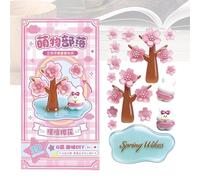 Eojpdji 3D Stackable Stickers - 3D Stacked Crystal Decorative Scene Stickers - Kawaii Sticker Scene Book | for Table Ornaments, Children, Adults, Journaling, Crafts, Holidays, Rooms,