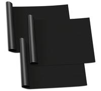 Eolilim 3PC Large Oven Mats for Bottom of Oven(43 x 62 cm), Black, Easy to Clean, Reusable Oven Liners