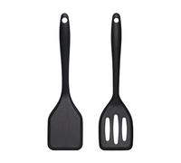 Eolilim Mini Spatula 2PCS, Small Spatula Easy to Clean, Reusable Silicone Small Spatulas, Mini Silicone Turner for Fish, Steak, Fried Rice