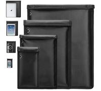 EOLIMEX 4 Pack Faraday Bags Black