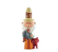Musiker: Eolo Happy Eternity Baby Weihnachtsfigur Alessi Im Jahr 2021 kommen als Erweiterung für die beliebte und bekannte Happy Eternity Krippe von Alessi drei neue Figuren dazu. Unter ihnen auch Eolo - der besinnliche Dudelsackpfeifenspieler zusammen mit seiner kleinen roten Katze. Material und Format Die Figuren werden aus handdekoriertem Porzellan hergestellt. Eolo ist 5 cm breit und tief und 10 cm hoch.