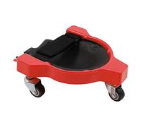 Eolohanar Rolling Knee Pads, Ergonomic Wheeled Cushion, Easy-Glide Mobility for Construction, Gardening, Flooring Installation, Adjustable & Protective, Lightweight, Red, 2 Pack