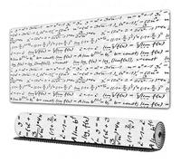 EOMKSE Mouse Pad Gaming Large Desk Pad Washable Mouse Pad Laptop Desk Mat,Math formulas seamless pattern hand drawn mathematical equations vector,Home Mouse Pad with Anti-Slip Rubber Base,16x35.5 in