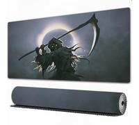 EOMKSE Mouse Pad Gaming Large Desk Pad Washable Mouse Pad Laptop Desk Mat,The Death as know as Grim Reaper holding the scythe against the eclipse,Home Mouse Pad with Anti-Slip Rubber Base,16x35.5 in
