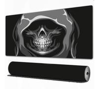 EOMKSE Mouse Pad Gaming Large Desk Pad Washable Mouse Pad Laptop Desk Mat,the death skull,Home Mouse Pad with Anti-Slip Rubber Base,12x31.5 in