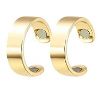 Eomsky Pack of 2 Lymphatic Drainage Rings, Adjustable Opening, Blood Sugar Control, Weight Loss & Slimming for Men & Women