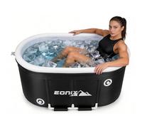 EONIX Upgrade 123 Gal Large Ice Bath Tub with Inflatable Lid for Athletes, Collapsible Cold Plunge Tub for Post-Exercise Recovery, Portable Ice Plunge Tub for Home, Gyms, Indoor, Outdoor Use