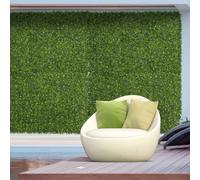 EONLION 12PCS 50cm x 50cm Artificial Panel Grass in Green | Size: 100 cm EONLION Green 100 cm