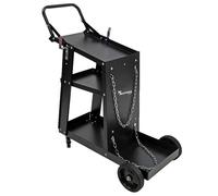 EONLION 3 Tier Welding Cart Trolley Storage in Black | Size: 1000mm × 2000mm EONLION Black 1000mm × 2000mm