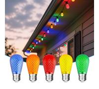 EONLION 30PCS E27 LED Light Bulb Colored for Outdoor String Lights EONLION Multicolor