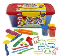 EONLION 34 Pcs Kids Play Dough Set with Blue & Red Tubs - Children's Craft Toy EONLION Multicolor