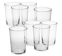 EONLION 8 x 510ml Bistro Cocktail Drinking Glasses Beer Tumblers Set in Clear EONLION Clear