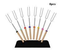 EONLION 8PCS Marshmallow Toasting Forks in Silver EONLION Silver