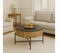 EONLION Lift Top Coffee Table New Design Heavy Duty Lifted Design Durable in Beige EONLION Beige