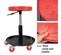 EONLION Mechanics Rolling Creeper Seat Stool Tool Storage in Red EONLION Red