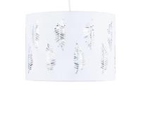 EONLION Modern White Fern 30cm Easy Fit Ceiling Light Shade Pendant Lightshade EONLION White