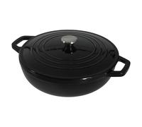 EONLION Oven Bread Baking Casserole Pot Self-Basting Lid in Black | Size: 120 EONLION Black 120