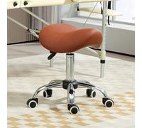 EONLION PU Leather Saddle Stool Brown | Size: 100 cm EONLION Brown 100 cm