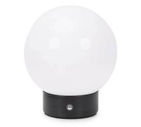 EONLION Rechargeable LED Cordless Table Lamp Globe Shade Dimmable Touch in White EONLION White