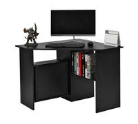 EONLION Small Corner Computer Desk Home Office Black EONLION Black