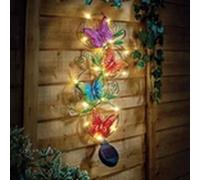 EONLION Solar Butterfly Wall Art Garden Fence Decor Metal Sculpture EONLION Multicolor