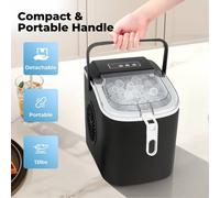 EONLION Spector Ice Maker Machine Countertop in Black EONLION Black