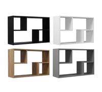 EONLION Wall Mounted Book Display - Nyborg Rectangular Floating Shelf in Grey EONLION Grey