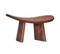 EONLION Walnut Ergonomic Wooden Meditation Bench Yoga Practice Portable in Brown EONLION Brown