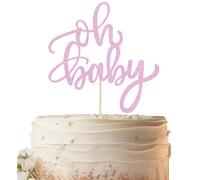 EONNCNT Oh Baby Cake Topper - Baby Shower Cake Decorating Supplies for Boys or Girls, Baby Shower Cake Topper, Gender Reveal Party Supplies