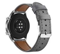 Eono Leather Watch Straps, 20mm Quick Release Watch Band Replacement Bracelet for Men and Women 18mm 20mm 22m, Grey