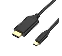 Eono USB C to HDMI Cable 1.8m, 4K@60Hz High Refresh Rate Type-C Thunderbolt 3 to HDMI Cable Compatible with MacBook Pro, iPad Pro, Surface 6ft/1.8m (4K@60Hz)