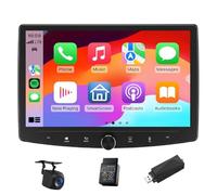 Eonon 10.1 inch Android 13 Car Stereo Radio Double Din 6+64GB 4G LTE GPS Sat NAV CarPlay Android Auto Bluetooth WiFi EQ Split screen screen mirroring with Rear View Camera + OBDII Scanner + DAB Dongle