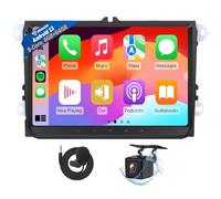 Eonon 9 inch Android 13 Headunit for Volkswagen SEAT Skoda Polo Golf V/VI 6+64GB 4G LTE CarPlay Android Auto WiFi GPS Bluetooth DSP EQ MirrorLink support OBDII Backup Camera Car Radio Stereo VWX6S