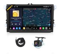 Eonon 9 inch Android 14 4+64GB Car Stereo CarPlay Android Auto MirrorLink Bluetooth Radio USB for Volkswagen SEAT Skoda Polo Golf V/VI T5 support Video Output OBDII DAB+ Backup Camera Headunit VWX7A