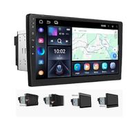 Eonon Android 13 10.1 inch IPS Display Double Din GPS Sat Nav Wireless CarPlay Android Auto MirrorLink Bluetooth USB Support OBDII DAB+ Backup Camera Car Stereo Headunit UA13-Plus