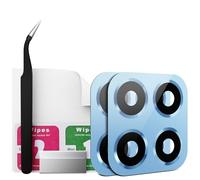 Eonpam 2 Pack Back Camera Lens Glass for Honor X8 5G/Honor X6 Replacement Original Quality with Professional Repair Kit(Blue)