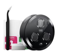 Eonpam 2 Pack Rear Back Camera Lens Glass Replacement for Honor Magic5 Pro Original Quality with Professional Repair Kit(Black)