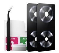 Eonpam 2 Pack Rear Back Camera Lens Glass Replacement for Oppo A57S Original Quality with Professional Repair Kit