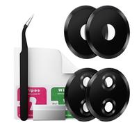 Eonpam 2 Pack Rear Back Camera Lens Glass Replacement for Xiaomi Redmi 13C Original Quality with Professional Repair Kit