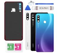 Eonpam Back Cover Glass for Huawei P30 Lite Rear Glass Replacement with Camera Lens + Repair Kit Genuine Rear Housing (Peacock Blue)