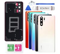Eonpam Back Cover Glass for Huawei P30 Pro Rear Glass Replacement with Camera Lens + Repair Kit Genuine Rear Housing (Pearlescent)