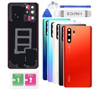 Eonpam Back Cover Glass for Huawei P30 Pro Rear Glass Replacement with Camera Lens + Repair Kit Genuine Rear Housing (Amber Sunrise)