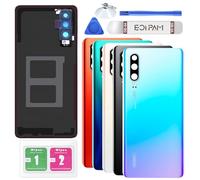 Eonpam Back Cover Glass for Huawei P30 Rear Glass Replacement with Camera Lens + Repair Kit Genuine Rear Housing (Breathing Crystal)