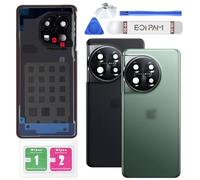 Eonpam Back Cover Glass for Oneplus 11 Rear Glass Replacement with Camera Lens + Repair Kit Genuine Rear Housing (Green)
