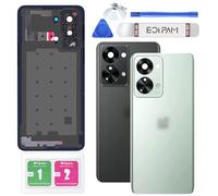 Eonpam Back Cover Glass for OnePlus Nord 2T Rear Glass Replacement with Camera Glass + Repair Kit Genuine Rear Housing (Jade Fog)