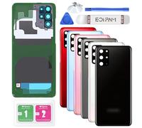 Eonpam Back Cover Glass for Samsung Galaxy S20+ Plus G985/986 Black | Original quality back glass replacement rear glass battery cover back cover replacement with camera lens repair kit.