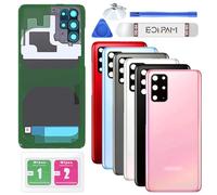 Eonpam Back Cover Glass for Samsung Galaxy S20+ Plus G985, G986 Rear Glass Replacement with Camera Lens + Repair Kit Genuine Rear Housing (Cloud Pink)